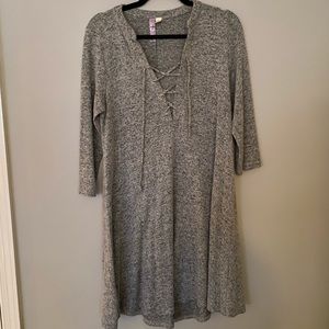 Super comfortable gray sweater dress from francesca’s, size medium